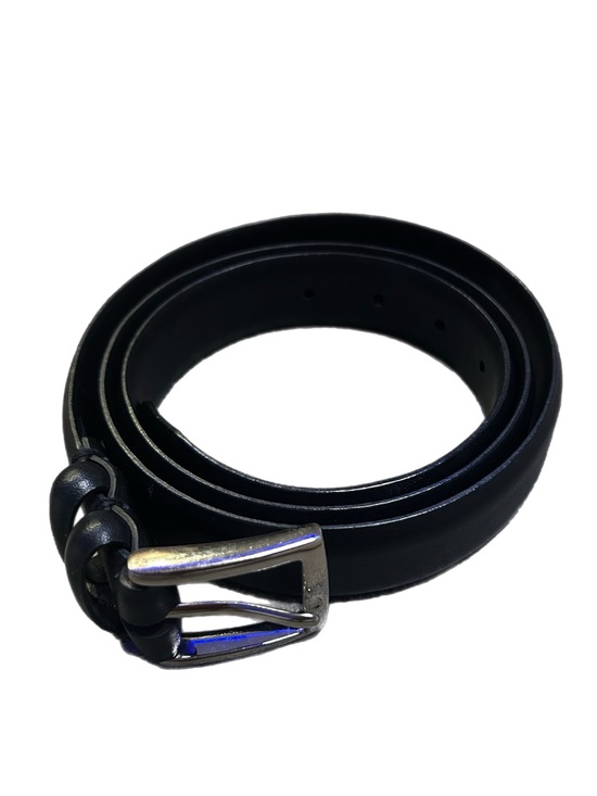 Accessories - Classic Black Leather Men's Belt